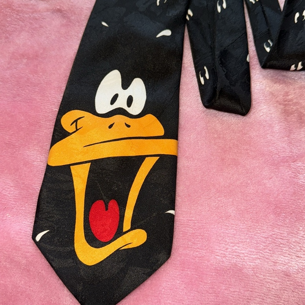 Vintage Looney Tunes Daffy Duck Tie